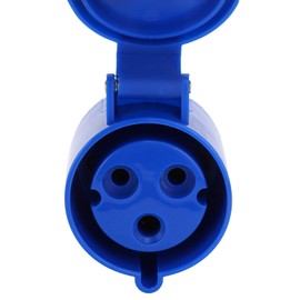 2Pcs 32 Amp Plug, 32Amp Industrial Connector 1‑Phase 3 Pin Industrial Plug, Explosion‑Proof Waterproof 32A 220‑250V 2P+E, Male And Female Locking Plug Socket Connector Industrial