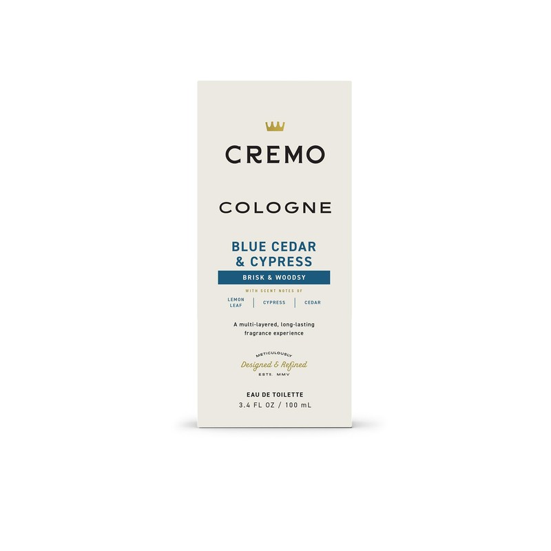 Cremo Cologne For Men - Blue Cedar & Cypress Mens