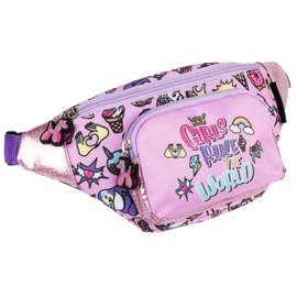 Fringoo - Girls Bum Bag | Waist Bag with Adjustable Belt Strap | Fashion Accessory - Rule The World
