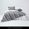 HOMESCAPES Light Grey Throw “Morocco” Cotton Textured Stripe Throw 150