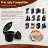 Yerleomit Refillable Coffee Capsules for Nespresso, Pack of 3 Refillable