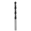 Brad Point Drill Bits 3mm (1/8"), Carbon Steel Wood Drill