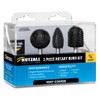 Kutzall 3-Piece Rotary Burr Kit - 1⁄4" Shaft, Very Coarse