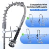 Pre Rinse Replacement Hose, 96 cm/38" Stainless Steel Commercial Pull