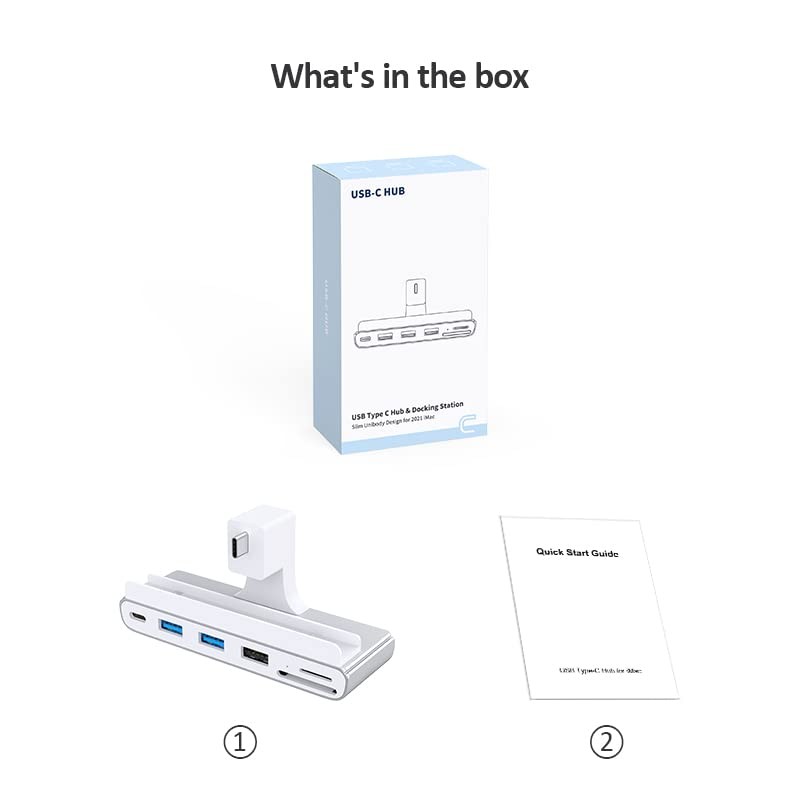 GIDi USB Type C Docking Hub for iMac 2021 with
