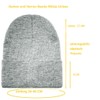 Gloop Winter Hat Fine Knit Beanie Baseball Cap Unisex for
