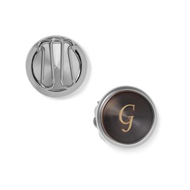 BUTTON COVER WITH LETTER G INITIALS, Accessories for Men