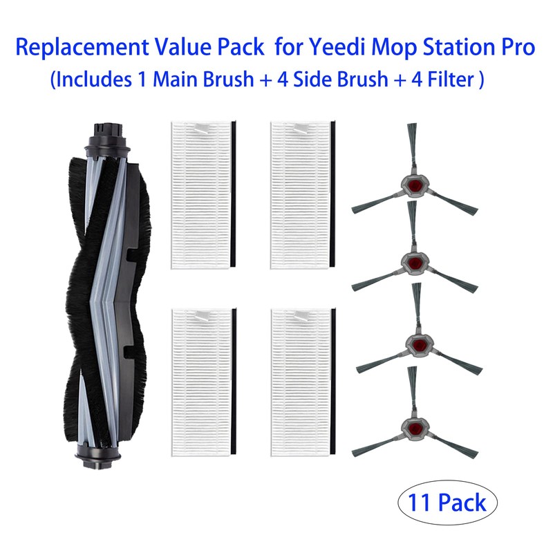 ZYBULSHJT Replacement parts set for Yeedi mop station, 2-in-1 mop
