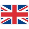 10 Union Jack Stickers - UK - British Flag Sticker