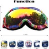 BeBeFun Ski Goggles Glasses for Toddler and Kids with Double
