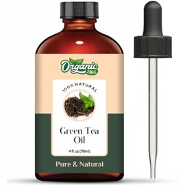 ORGANIC ZING Organic Zing Green Tea (Camellia sinensis) Oil | Pure & Natural Carrier Oil for Skincare, Hair Care & Massage - 118ml/3.99fl oz