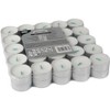 50 tea lights Diameter 37.2 mm P White Made From 100% Stearin 81486 Papstar Stearin Tea Lights