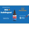 Vitamina B12 Líquida Bioganic 240 Tomas Con Sabor Arándano