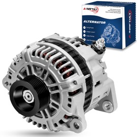 A-NAFTULY Alternator Fits for Nissan Frontier, Pathfinder, Xterra 4.0L 2005 2006 2007 05 06 07, High Output Alternator Replacement LR1110-725, LR1110-725B, 23100-EA201, 23100-EA20B, 400-44054, 11121