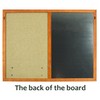 Dry Erase White Board and Cork Board, Magnetic Whiteboard &