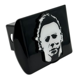 Elektroplate Michael Myers Black Metal Hitch Cover for Trucks and SUVs | Fits Standard 2" Trailer Hitch Receivers | Premium Weatherproof