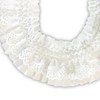 RERACO Lace Ribbon White 2 Yards Wide Tape Craft Gathered