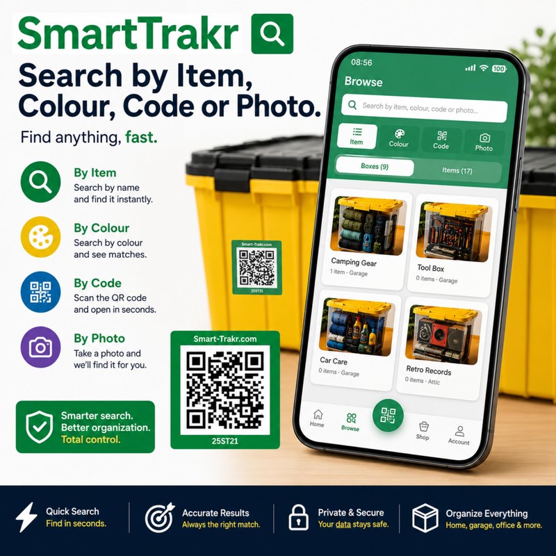 Smart QR Code Labels – 48 Pack | Waterproof, Tearproof