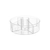 iDesign 11.5-Inch Plastic 5-Section Lazy Susan Organizer – Linus Collection