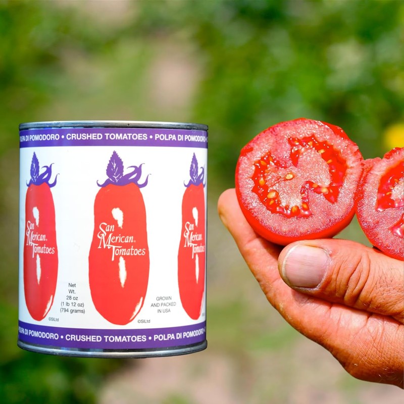 SMT SAN MERICAN TOMATO - Crushed Canned Tomatoes - 28