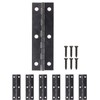 FUXXER® 6 x Antique Hinges Vintage Style Metal Hinges 75x24mm