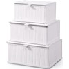 Honygebia Bamboo Decorative Storage Boxes - Set of 3 Woven