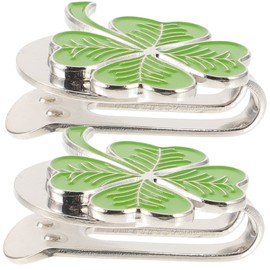 KOMBIUDA 2pcs Golf Hat Clip Marker Portable and Stylish Decorative Accessory for Golf Easy to Attach to Hats Belts and Pockets and Practical Design