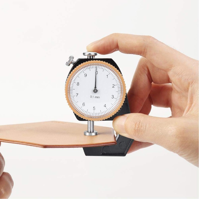 Thickness Caliper, 0~10mm Thickness Gauge Flat Head Thickness Tester Thickness