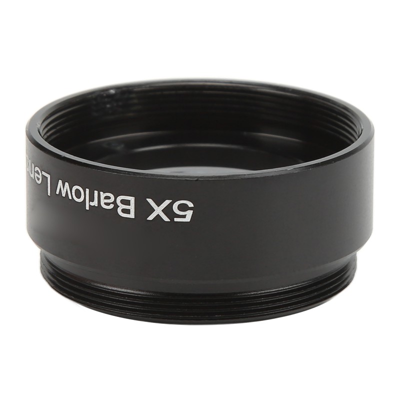 5X Barlow Lens M28.6 Threaded Interface Stereo Microscope Auxiliary Objective