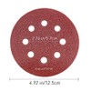 Maveek 50 Pieces 8 Holes Sanding Discs 40 Grit 5