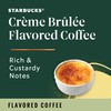 Starbucks K-Cup Coffee Pods, Crème Brûlée Flavored Coffee, Naturally Flavored,