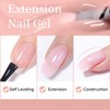Builder Gel für Nägel 6 Farben, Aufbaugel für Gelnägel Nude