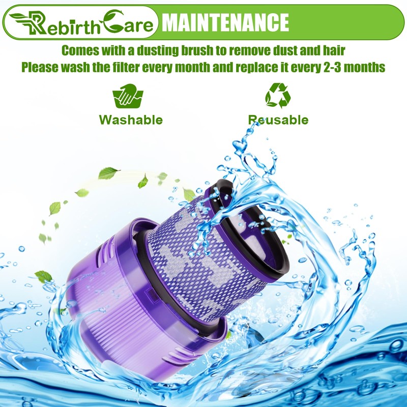 Rebirthcare V11 Outsize Filter for Dyson V11 Outsize,V11 Outsize Origin