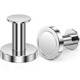 Wukong Noedym Magnets Strong, 36 x 40 mm, Extra Strong Magnetic Holder, Towel Holder, Magnetic Towel Holder, Magnets with Hooks for Office, Kitchen and Whiteboard, Pack of 2