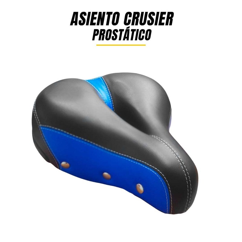 ALTREGO Asiento para Bicicleta Prostático, Ancho y Muy Cómodo, Incluye
