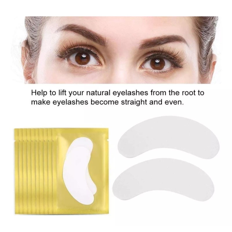 Clicmania 50 Pares Parches Colageno Para Pestañas Mink Postizas 1x1