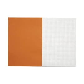Rhino Stationery Exercise Book | A4 | 80 Page | 5mm Squared Exercise Book | Orange | Learning Resources | School Books | Pack of 1