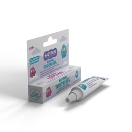 Babyton Natural Baby Teething Gel 15g – Fluoride-Free, SLS-Free, Paraben-Free – Gentle Oral Care for Babies & Toddlers – Soothes Teething Discomfort – Vegan, Sugar-Free, Safe for Sensitive Gums