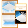 TEHAUX Air Conditioner Vent Deflector - Square 35x35cm White Ceiling