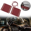 2PCS Leather Motorcycle Handlebar Grips Hand Grip Covers Motorcycle Modification
