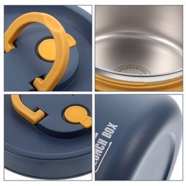 Cabilock Box Lunch Box for Teen Girls Soup Bowls with Lids Japanese Bento Boxes Salad Holder Lunch Flask Food Storage Containers Food Accessory Convenient Meal Box Compact Food Container Pp