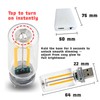 Retro Car Mood Lamps, Touch Control USB & Battery Lighted