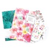 Colored initial tattoo sticker 60-piece set HG-33, mixed colors, 1 set / 칼라 이니셜 타투스티커 60종 세트 HG-33, 혼합색상, 1세트