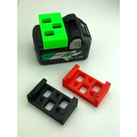 Metabo HPT 4-Pack Metabo HTP Hitachi Battery Mount Holder Clip 18V  Many Colors - Blue