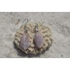 Pretty Wampum Sea Shell Earrings