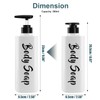 3 Pack Soap Lotion Dispenser 500ml/17oz Hand and Dish Soap