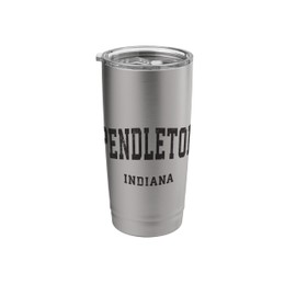 Pendleton Indiana IN Vintage Athletic Sports Design Stainless Steel Insulated Tumbler