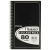 Top Flight Standards 1-Subject Wirebound Notebook, No Holes, 80 Sheets,
