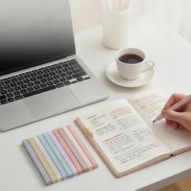 Conket for Office Diary Supplies 12PCS Aesthetic Cute Highlighter Bible Pastel and Penno Classic Cute / 사무실 일기 용품을 위한 콘켓 12PCS 에스테틱 귀여운 형광펜 성경 파스텔 및 펜 노 Classic Cute