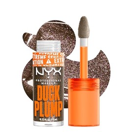 NYX Professional Makeup Duck Plump Gloss Voluminizador Brillo Labial Para Volumen Extremo al Instante, Pigmentación Intensa y Larga Duración, Tono Bronce